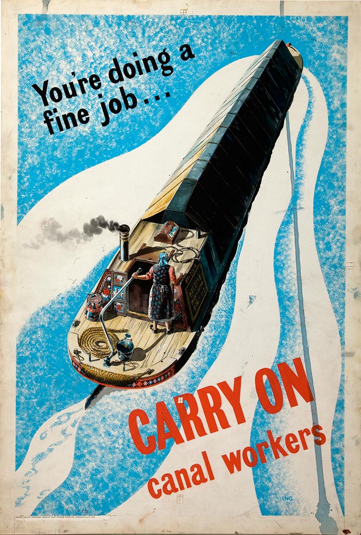 INF3 172 You're doing a fine job   carry on, Canal Workers Artist Ing