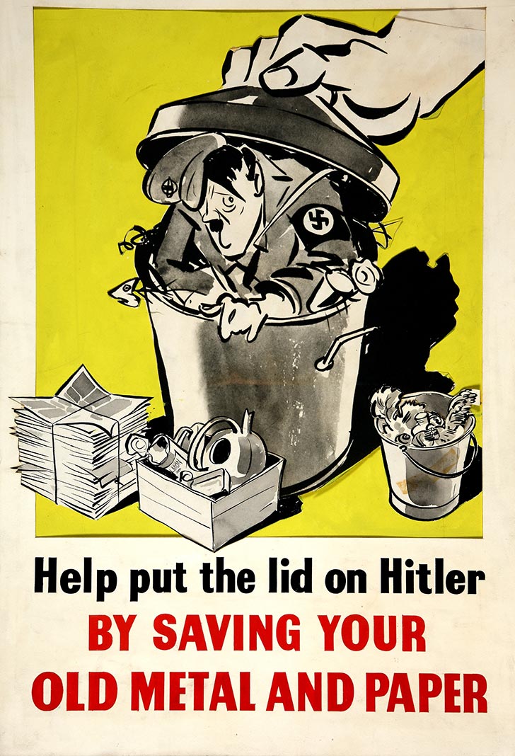 INF3 203 Salvage Help put the lid on Hitler by saving your old metal and paper