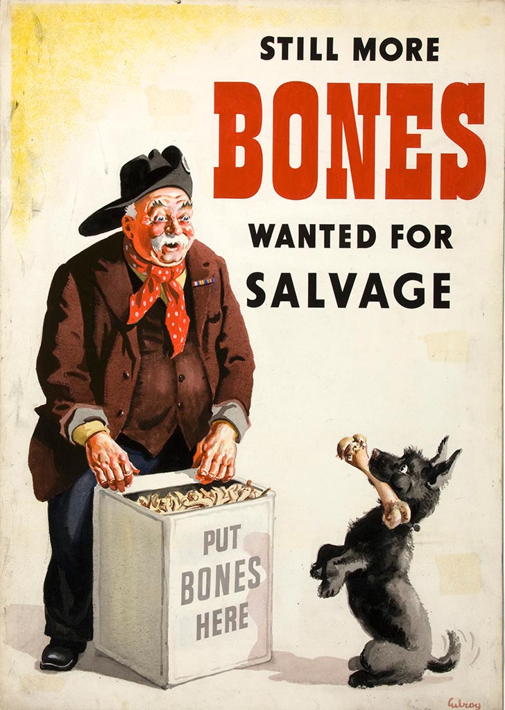 INF3 217 Salvage Still more bones needed for salvage (rag and bone man with dog) Artist Gilroy