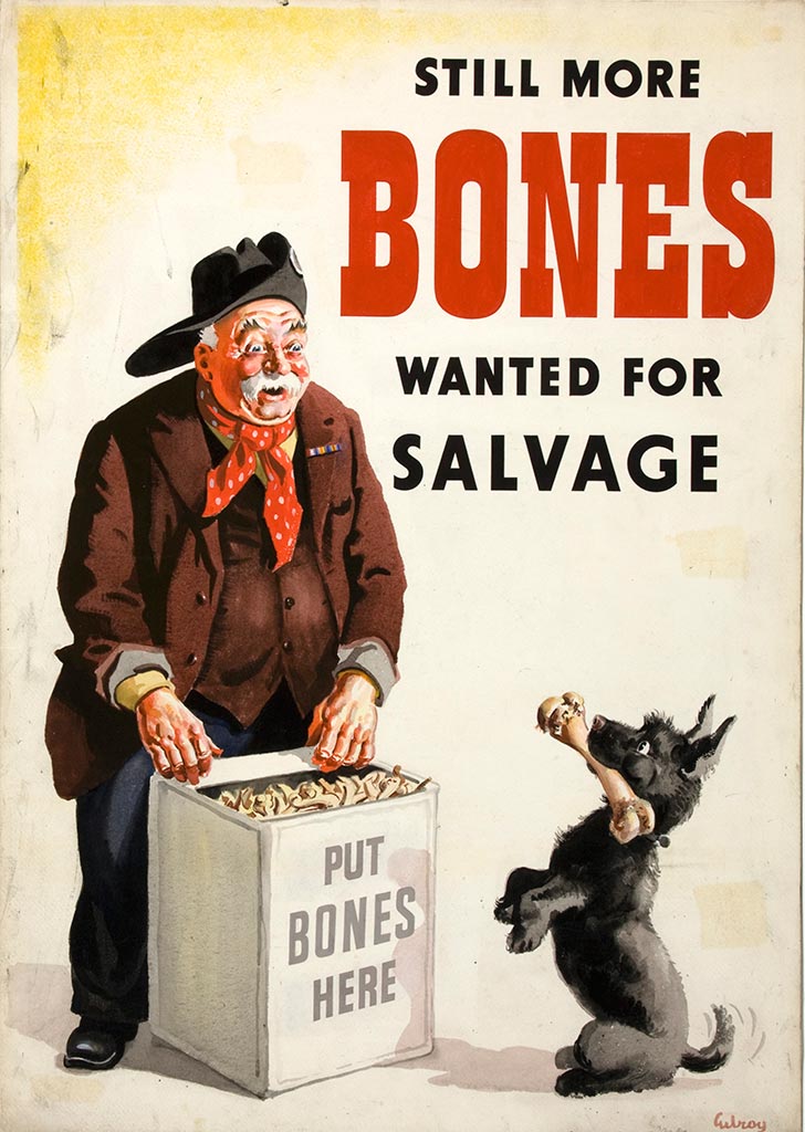 INF3 217 Salvage Still more bones needed for salvage (rag and bone man with dog) Artist Gilroy