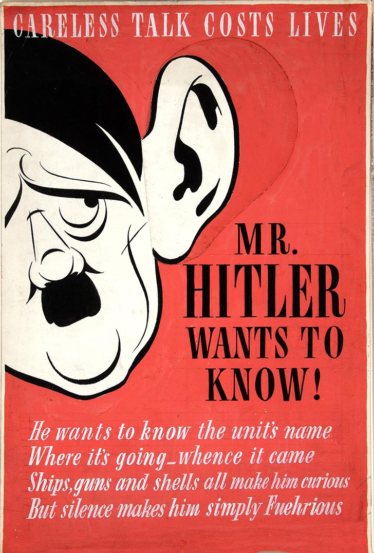 INF3 238 Anti rumour and careless talk Mr. Hitler wants to know