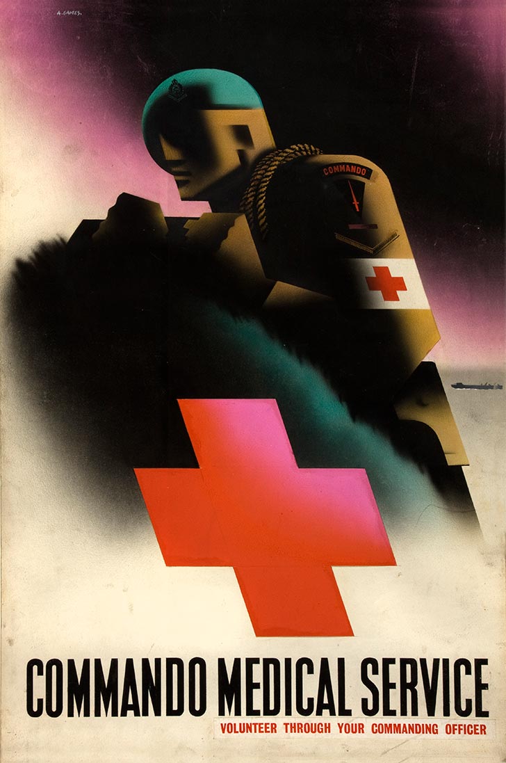 INF3 282 Health Commando medical service Artist Abram Games