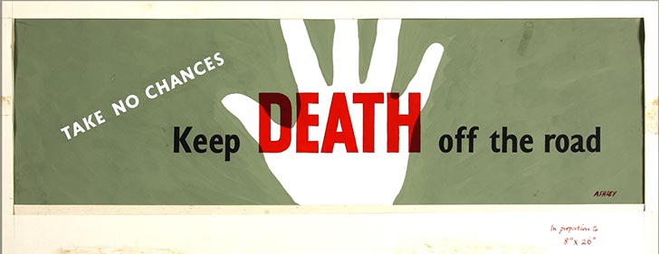INF3 289 Road safety Keep Death off the road Artist Ashley