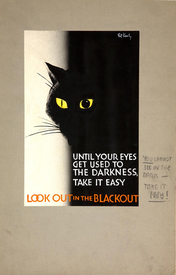 INF3 290 Road safety Look out in the blackout Artist Pat Keely