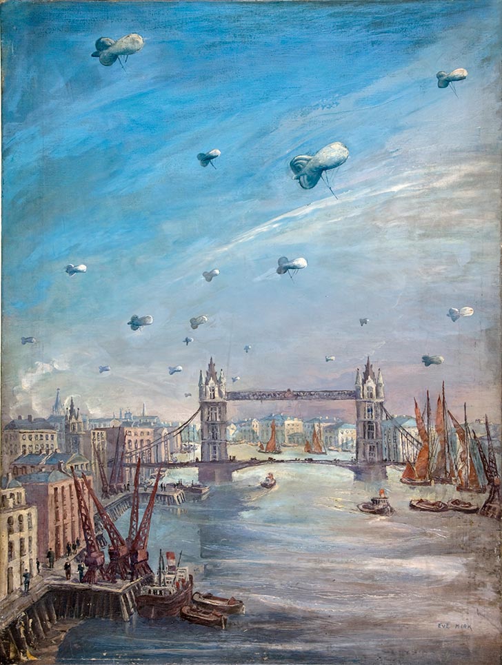 INF3 30 Tower Bridge Artist Eve Kirk 1939 1946