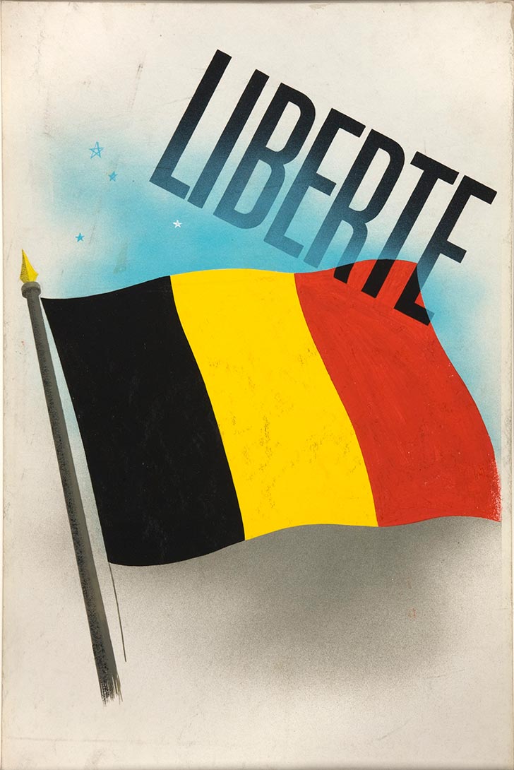 INF3 340 Unity of Strength Liberté (Belgian flag)