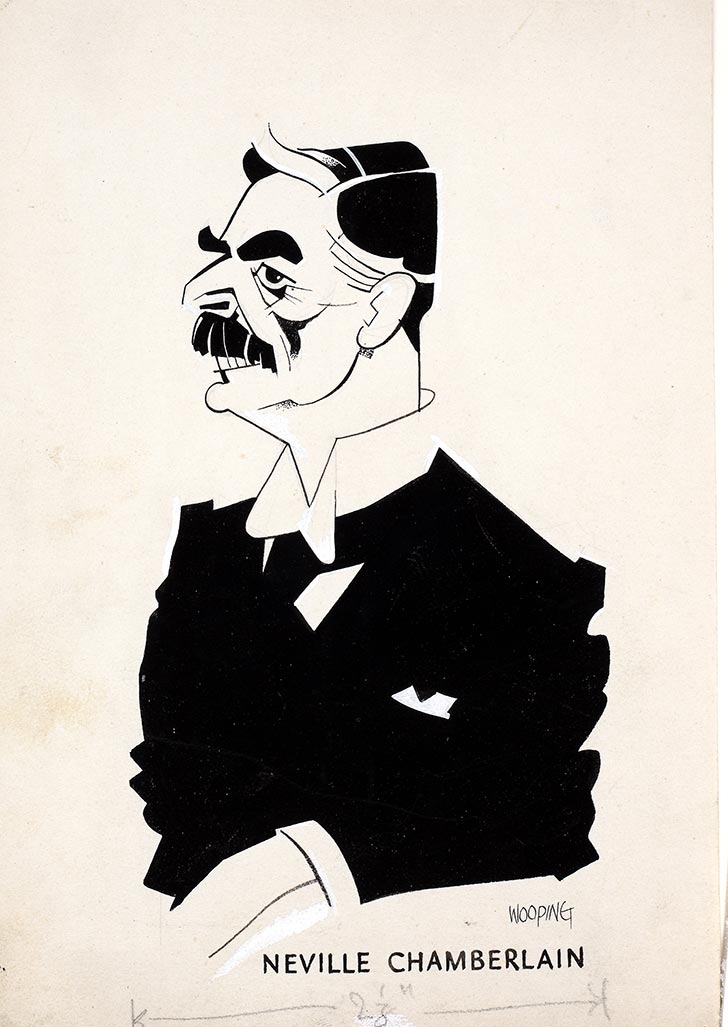 INF3 46 Neville Chamberlain Artist Wooding