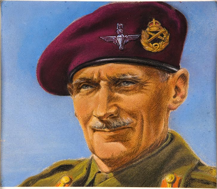 INF3 76 pt5 General Sir Bernard Montgomery Artist Tim
