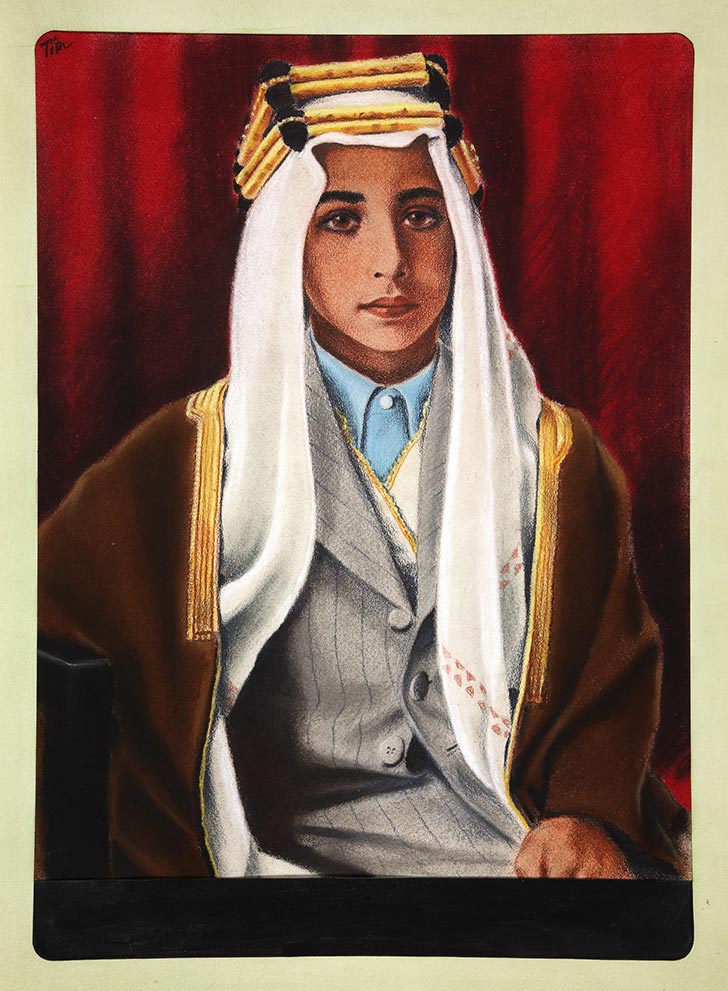 INF3 79 King Feisal of Iraq Artist Tim