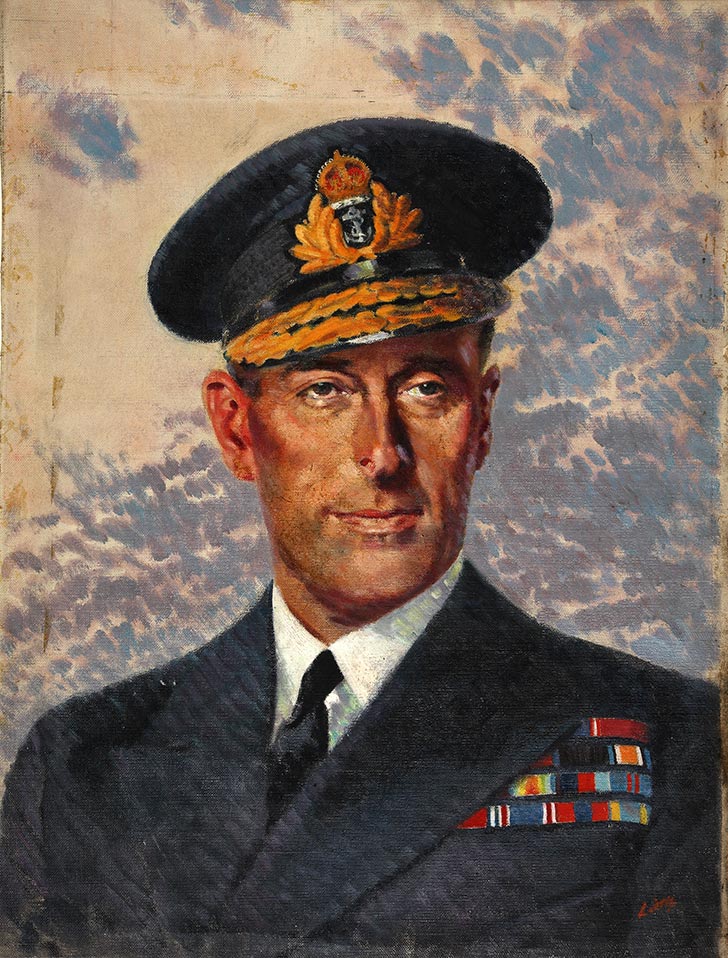 INF3 8 Admiral Lord Louis Mountbatten Artist William Little 1939 1946