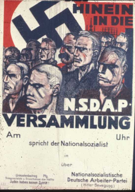 Local 1930 Nazi Poster