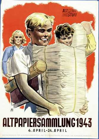 Nazi Paper Drive Poster