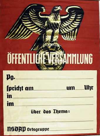 Nazi Rally Poster (1)