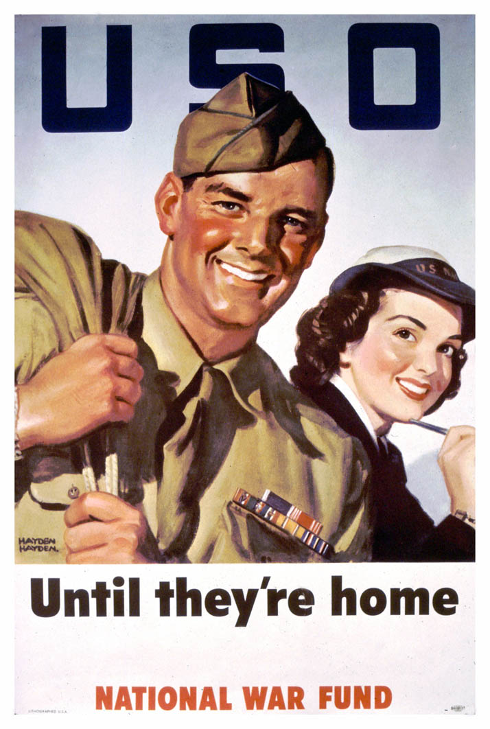 Portrait of a smiling soldier and nurse