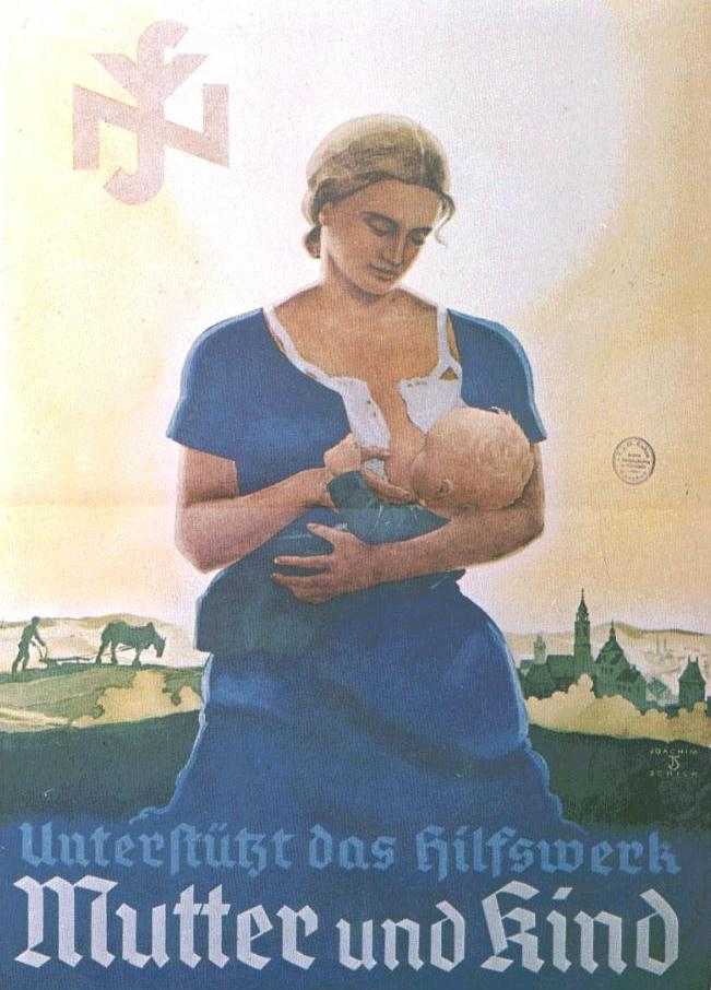 Volksemfänger Poster – “Support the assistance program for mothers and children”