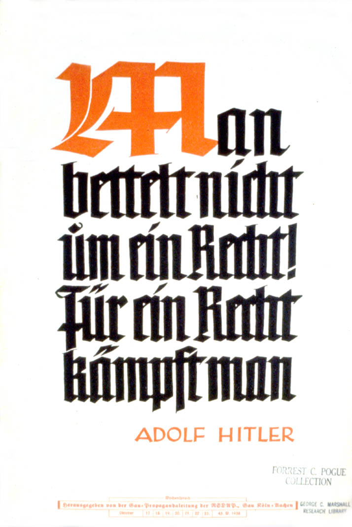 Weekly NSDAP slogan (14)