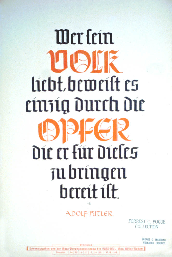Weekly NSDAP slogan (17)