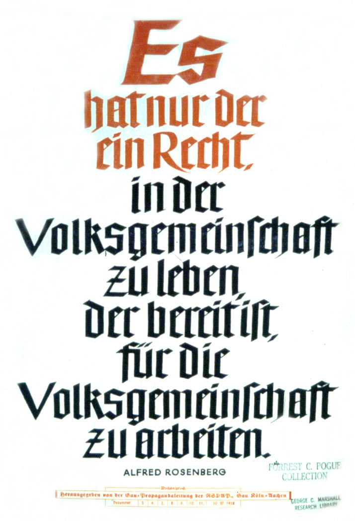 Weekly NSDAP slogan (20)