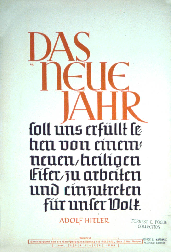 Weekly NSDAP slogan (23)