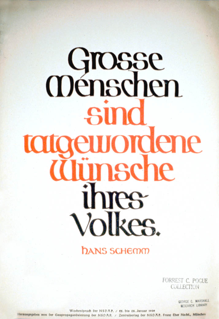 Weekly NSDAP slogan (26)