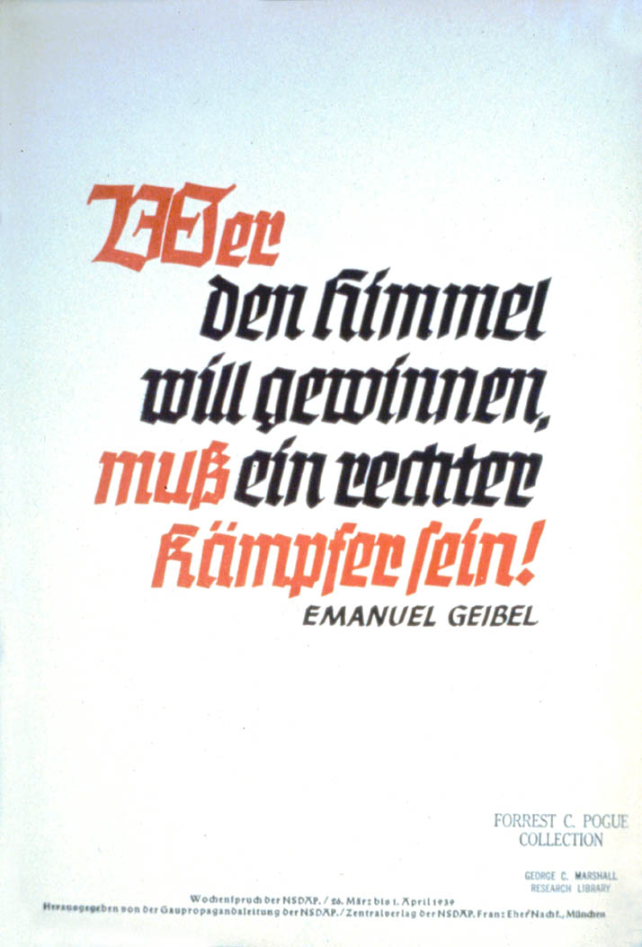 Weekly NSDAP slogan (32)