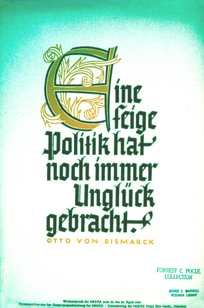 Weekly NSDAP slogan (35)
