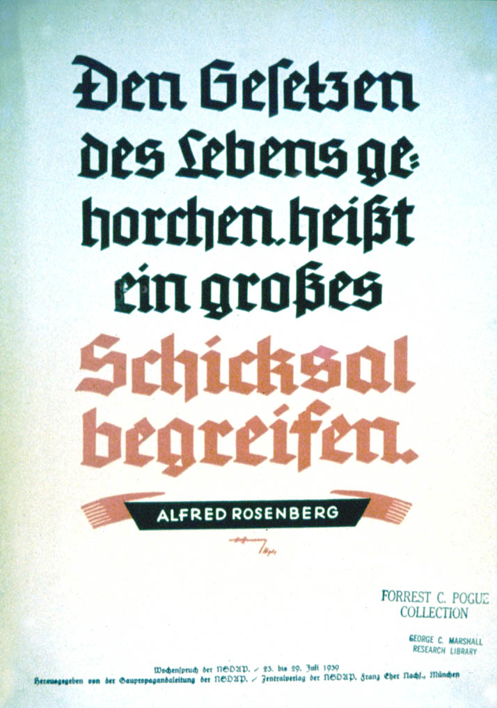 Weekly NSDAP slogan (44)