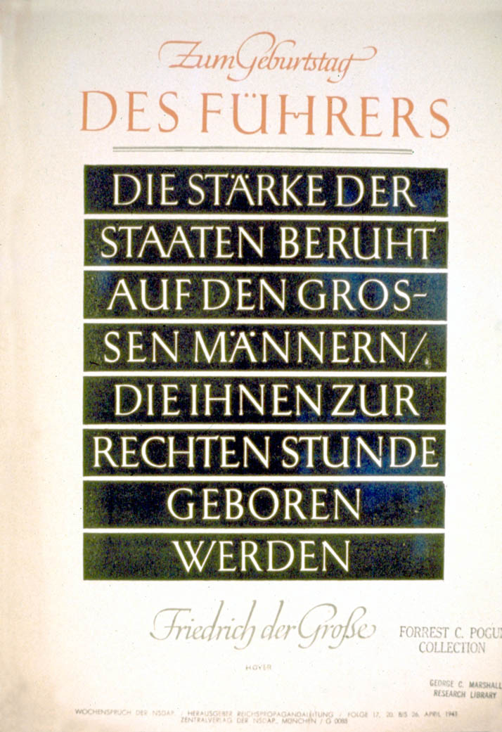 Weekly NSDAP slogan (78)