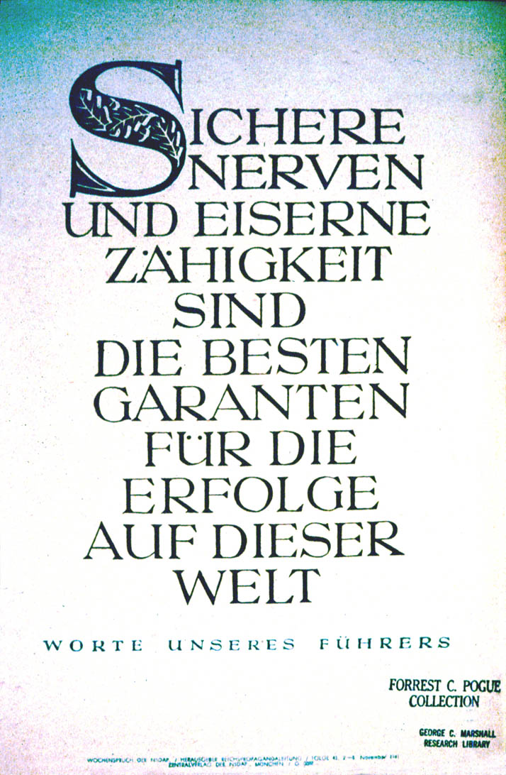 Weekly NSDAP slogan (84)
