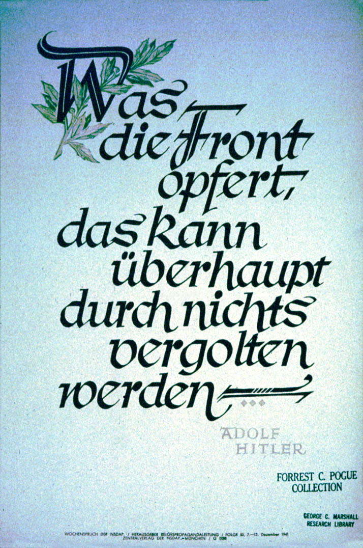 Weekly NSDAP slogan (85)