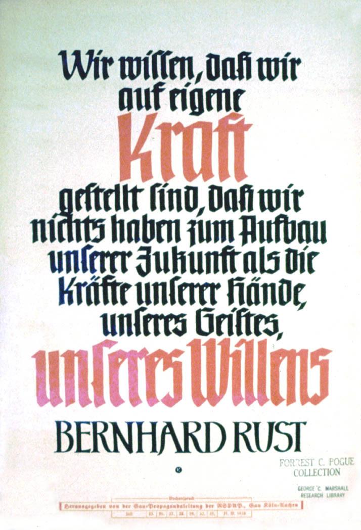 Weekly NSDAP slogan (9)