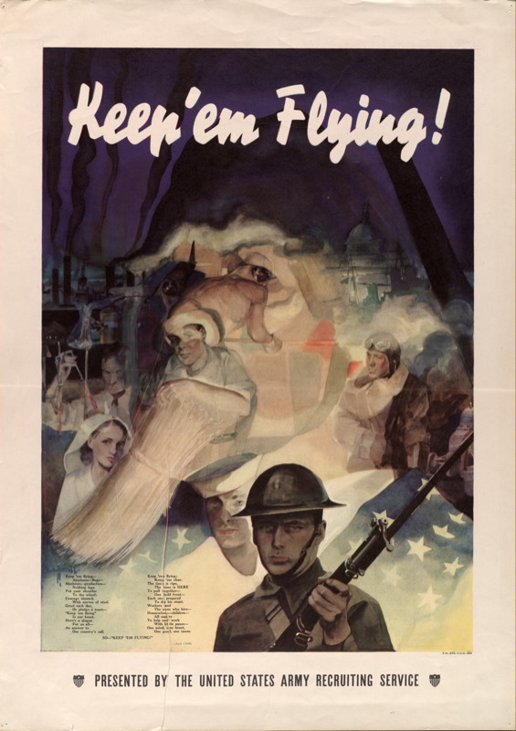 Keep 'em' Flying Us Army Recruiting Service