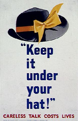 Keep It Under Your Hat! Careless Talk Costs Lives
