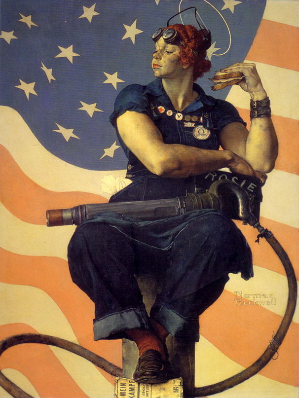 Rockwell Rosie The Riveter 1943